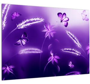 Slika - Leptiri na livadi (70x50 cm)