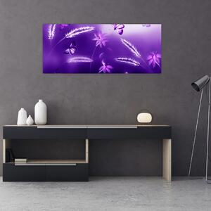 Slika - Leptiri na livadi (120x50 cm)