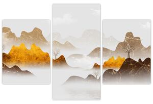 Slika - Planine u magli (90x60 cm)
