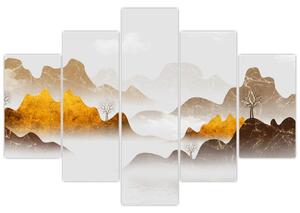 Slika - Planine u magli (150x105 cm)