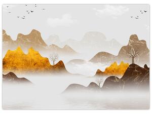 Slika - Planine u magli (70x50 cm)