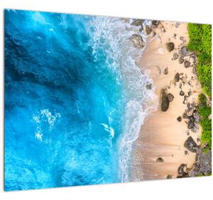 Staklena slika - Plaža u Indoneziji (70x50 cm)
