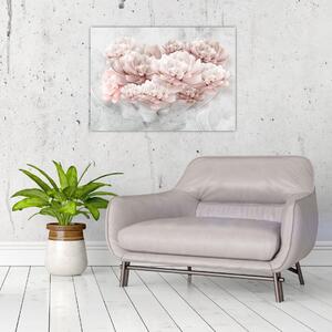 Slika - Ružičasto cvijeće na zidu (70x50 cm)