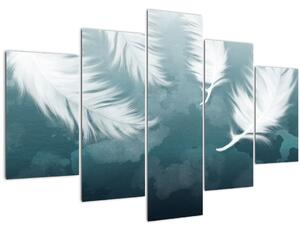 Slika - Bijelo perje (150x105 cm)