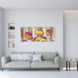 Slika - Ilustracija cvijeća (120x50 cm)