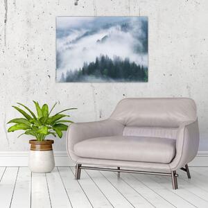Slika - Drveće u magli (70x50 cm)