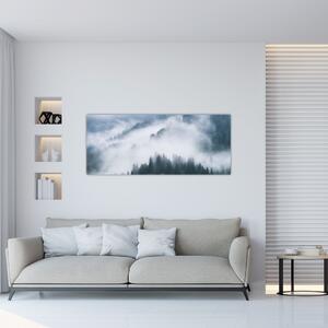 Slika - Drveće u magli (120x50 cm)