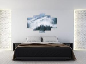 Slika - Drveće u magli (150x105 cm)