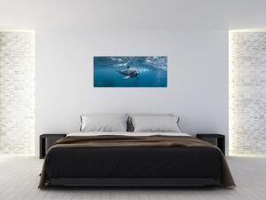 Slika - Dupin ispod površine mora (120x50 cm)