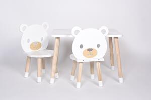 Set stolića i stolica - Medvjed postaviti - 1x stol + 1x stolica