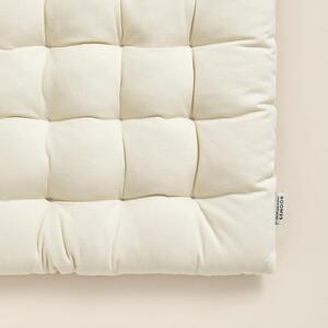 Vrhunski krem pamučni jastuk za stolicu 40x40 cm