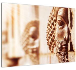 Staklena slika - Perzijski reljef (70x50 cm)