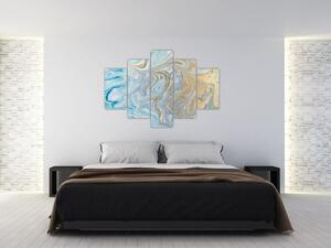 Slika - Plavi mramor (150x105 cm)
