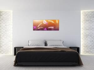Slika - Ružičasti leptir (120x50 cm)