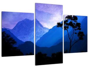 Slika - Noćno nebo u Nepalu (90x60 cm)