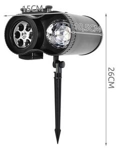 Vanjski LED projektor s daljinskim upravljačem - 12 tema