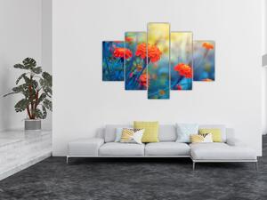 Slika - Narančasti cvjetovi (150x105 cm)