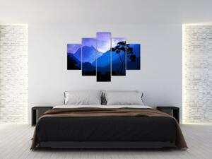 Slika - Noćno nebo u Nepalu (150x105 cm)