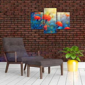 Slika - Narančasti cvjetovi (90x60 cm)
