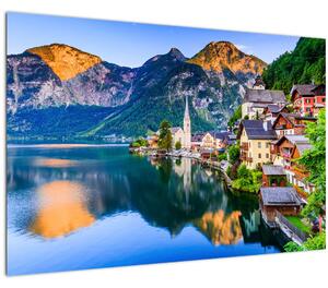 Slika - Alpsko selo (90x60 cm)