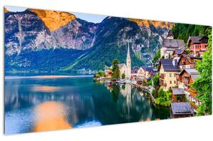 Slika - Alpsko selo (120x50 cm)