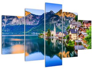 Slika - Alpsko selo (150x105 cm)