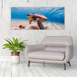 Slika - Kornjača u oceanu (120x50 cm)