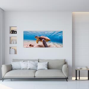 Slika - Kornjača u oceanu (120x50 cm)