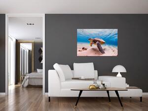 Slika - Kornjača u oceanu (90x60 cm)