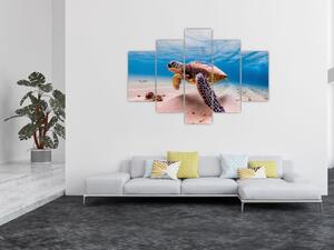 Slika - Kornjača u oceanu (150x105 cm)