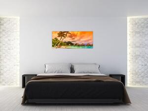 Slika - Otok Bora Bora (120x50 cm)