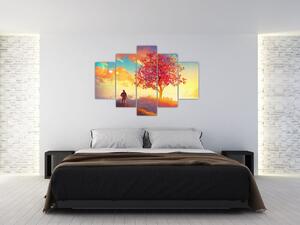 Slika - Drvo na brdu (150x105 cm)