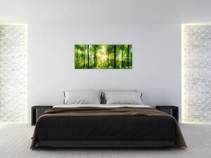 Slika - Zora u šumi (120x50 cm)