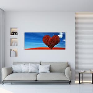 Slika - Stablo u obliku srca (120x50 cm)