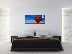 Slika - Stablo u obliku srca (120x50 cm)