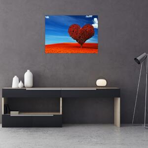 Slika - Stablo u obliku srca (70x50 cm)