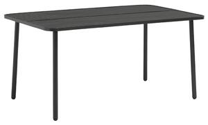 VidaXL Vrtni stol tamno sivi 150 x 90 x 72 cm čelik