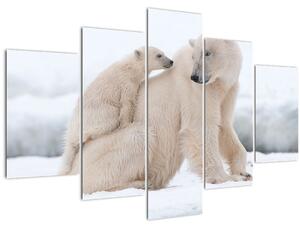Slika - Polarni medvjedi (150x105 cm)