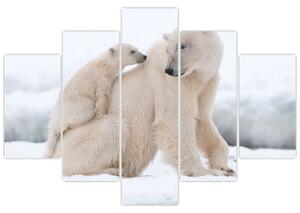 Slika - Polarni medvjedi (150x105 cm)