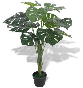 VidaXL Umjetna biljka Monstera s posudom 70 cm Zelena