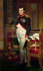 Reprodukcija Napoleon Bonaparte in his Study at the Tuileries, Jacques Louis David