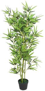VidaXL Umjetni Bambus s Lončanicom 120 cm Zeleni