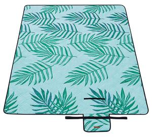 XXL vodootporna deka za kampiranje s tropskim uzorkom, 300 x 200 cm | SONGMICS