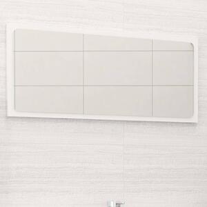 VidaXL Kupaonsko ogledalo sjajno bijelo 80x1,5x37 cm konstruirano drvo
