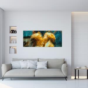 Slika - Ljubljenje anđela (120x50 cm)