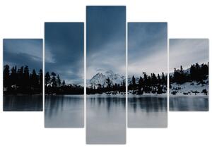 Slika - Na zaleđenom jezeru (150x105 cm)