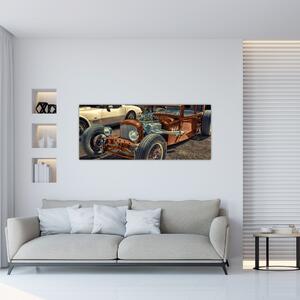 Slika smeđeg automobila (120x50 cm)