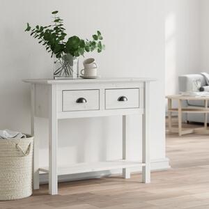 VidaXL Konzolni stol BODO bijeli 90 x 34,5 x 73 cm od masivne borovine