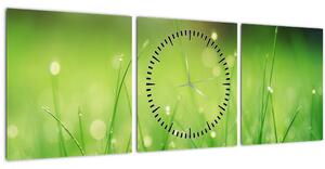 Slika - rosa na travi (sa satom) (90x30 cm)