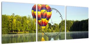 Slika balona na jezeru (sa satom) (90x30 cm)